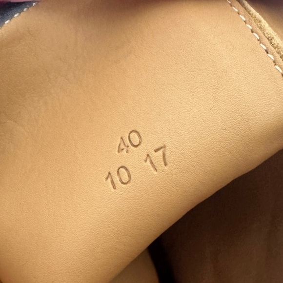 Sezane Studded Suede Leather Boots Size 40 French or US 9 Black Ankle Heeled Low - Picture 4 of 12